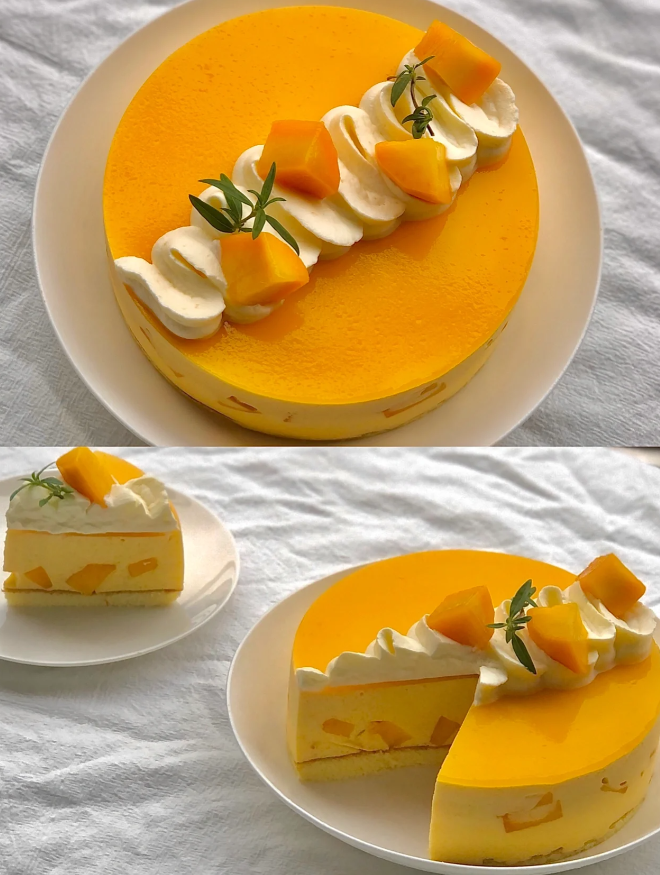 Mango Mousse Cake