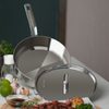 Multi-Layer Composite Uncoated Stainless Steel Frying Pan