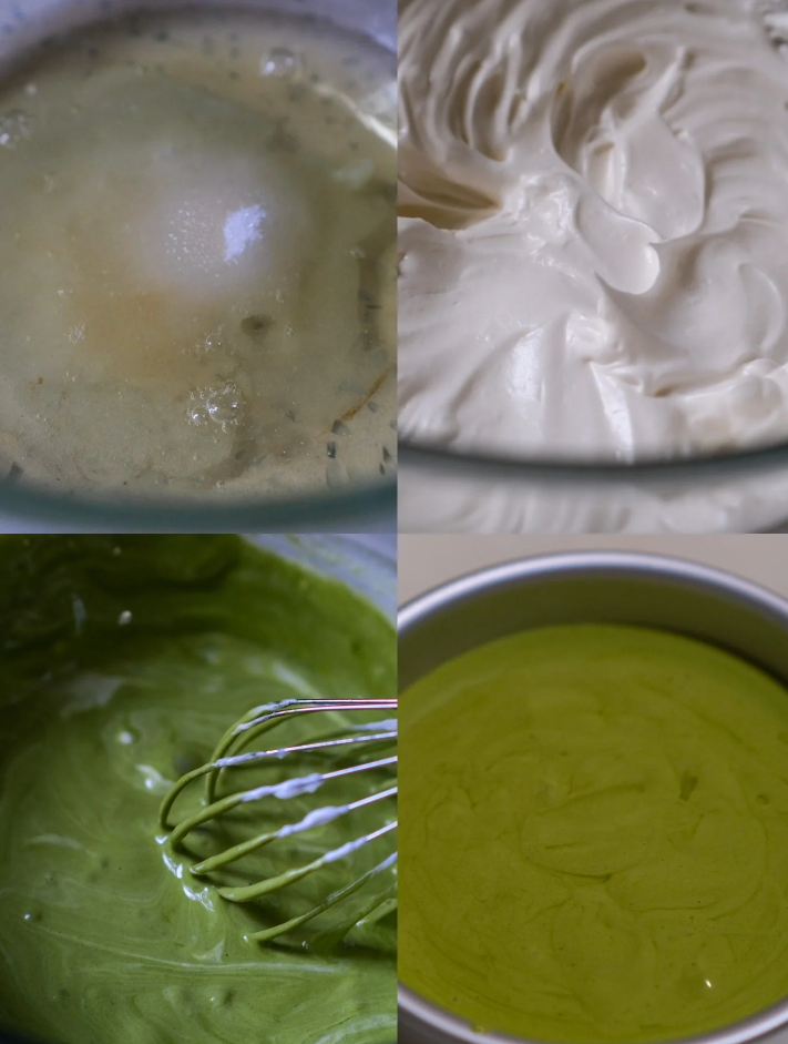 Green Grape Jasmine Tea Cream Cake