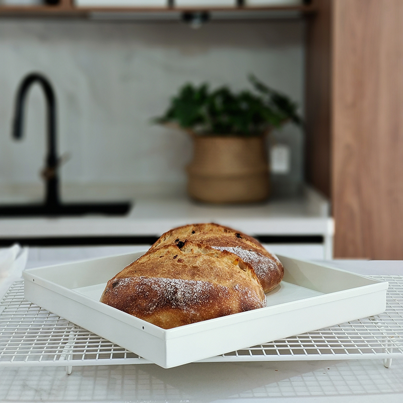 Ceramic Anti-Stick Square Baking Pan Baking Sheet Pan Square Cookie Sheet