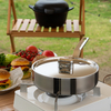 Multi-Layer Composite Uncoated Stainless Steel Frying Pan