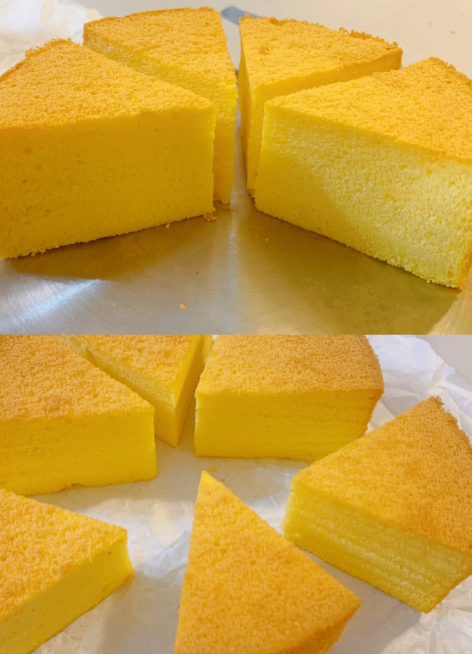 Halloween Pumpkin Chiffon Cake