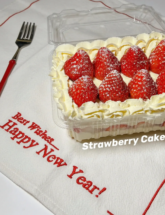 Strawberry Box Cake