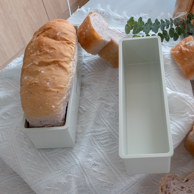 Die-Cast Aluminum Nano-inorganic Ceramic Long Strip Pound Cake Mould Baking Pan
