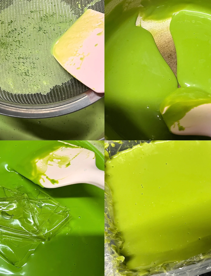 Matcha Custard Towel Roll Cake