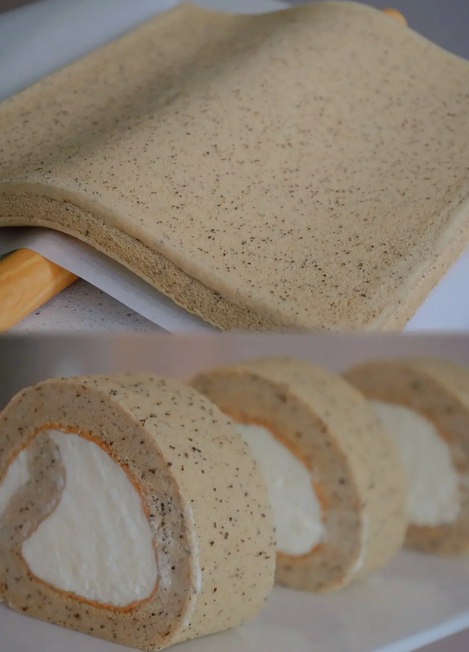Earl Gray Tea Panna Cotta Rolls