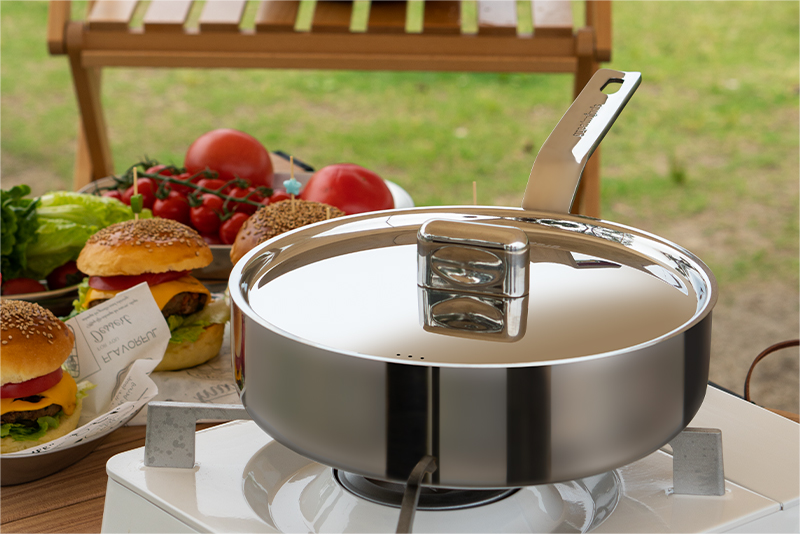 Stainless Steel Frying Pan