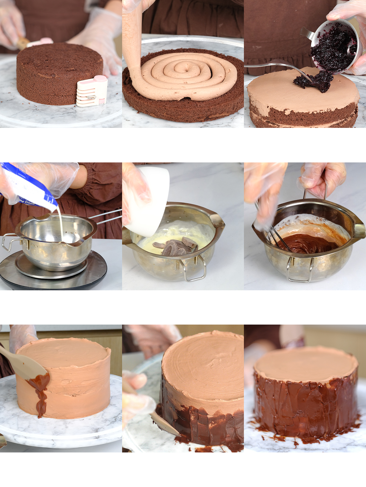 Christmas Chocolate Berry Stump Cake.5