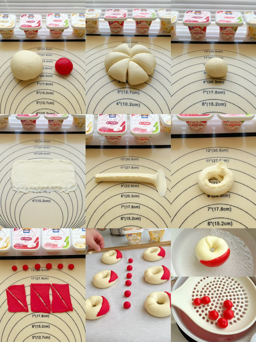 Christmas Cheese Bagels5