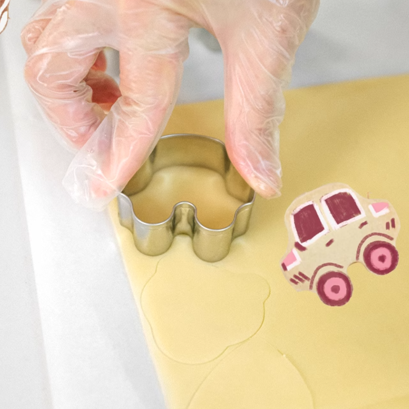 Cartoon Stainless Steel Cookie Press Baking Tool for Home Use