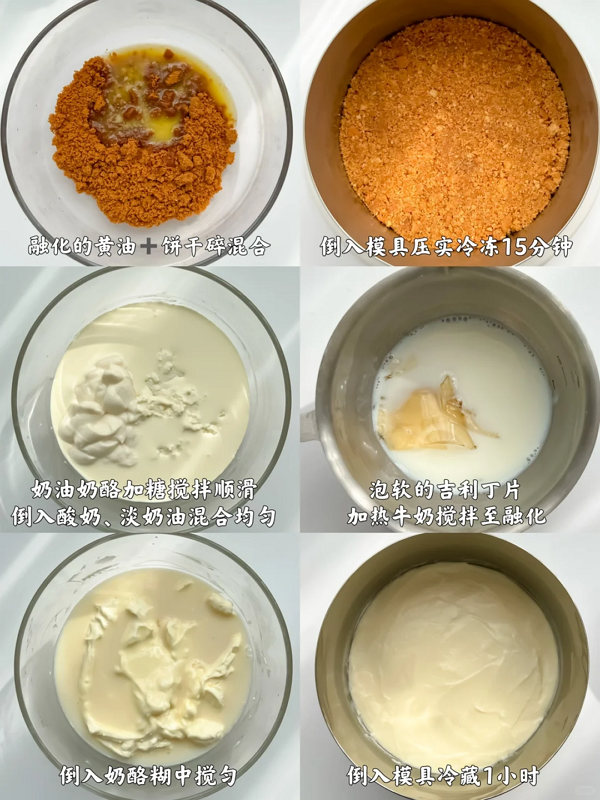Grape Cheesecake baking tutorial2