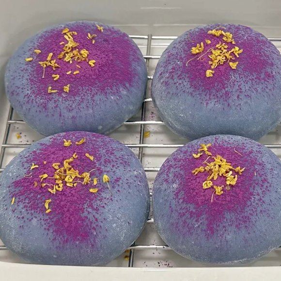 Dreamy Blueberry Starry Sky Snow Meringue Dessert Baking Tutorial